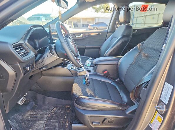 1FMCU0MN2RUA68552 2024 FORD ESCAPE Gray Front interior view