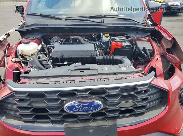 1FMCU0MN2SUB34927 2025 FORD ESCAPE Red ძრავის განყოფილების ხედი