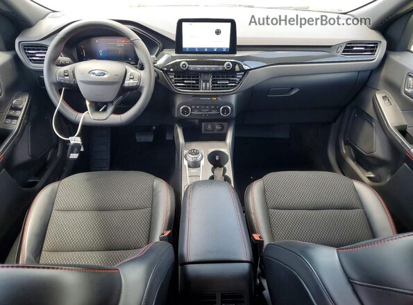 1FMCU0MN2SUB34927 2025 FORD ESCAPE Red წინა პანელის ხედი