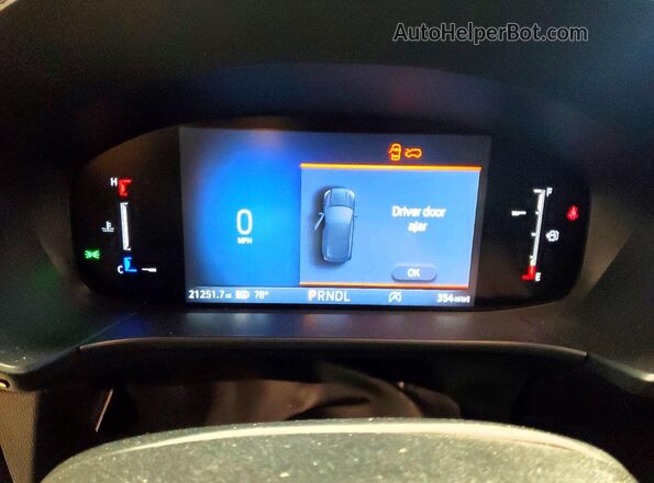 1FMCU0MN2TUA10027 2026 FORD ESCAPE Gray Instrument cluster view