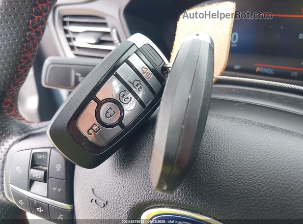 1FMCU0MN3PUB10966 2023 FORD ESCAPE Blue Widok deski rozdzielczej