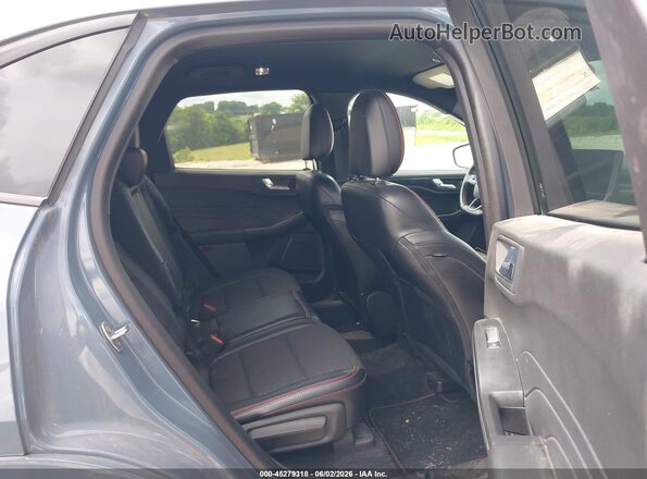 1FMCU0MN3PUB10966 2023 FORD ESCAPE Blue Widok naklejki z numerem VIN