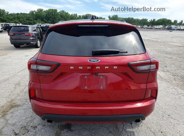 1FMCU0MN3PUB43580 2023 FORD ESCAPE Red Rear view