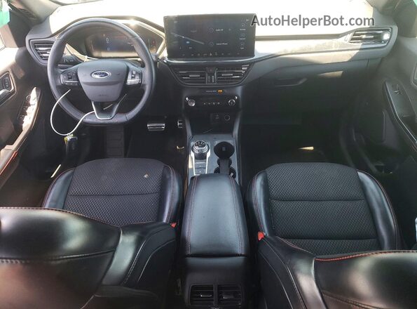 1FMCU0MN3RUA91886 2024 FORD ESCAPE Серый Вид панели приборов