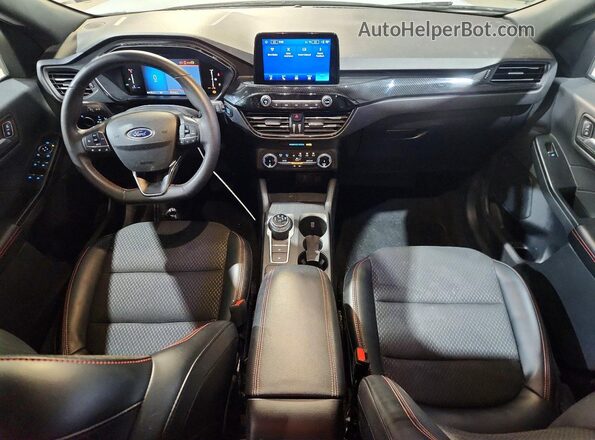 1FMCU0MN3SUB23077 2025 FORD ESCAPE Silver Widok deski rozdzielczej