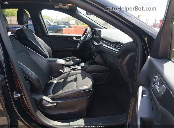 1FMCU0MN6PUB33867 2023 FORD ESCAPE Black წინა სალონის ხედი