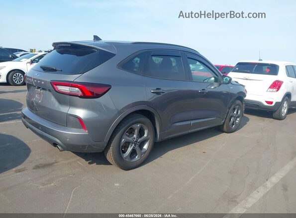 1FMCU0MN8PUB39234 2023 FORD ESCAPE Серый Задняя правая четверть