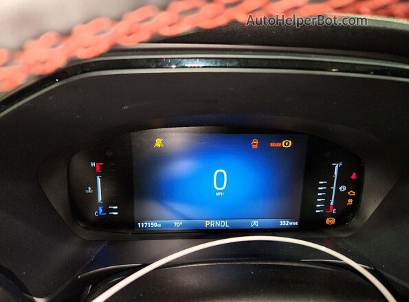 1FMCU0MNXPUA78906 2023 FORD ESCAPE Black ხელსაწყოთა პანელის ხედი