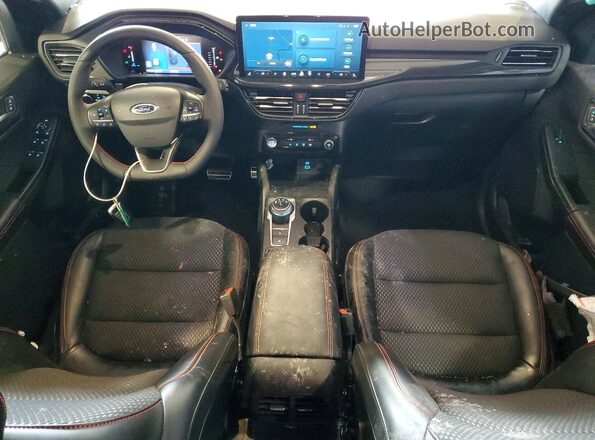 1FMCU0MZ1PUA29256 2023 FORD ESCAPE Blue Widok deski rozdzielczej