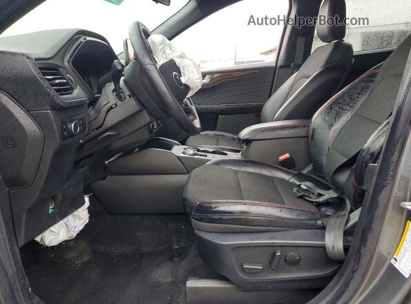 1FMCU0MZ8RUB20155 2024 FORD ESCAPE Gray Widok wnętrza z przodu