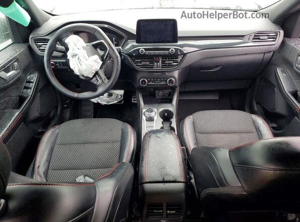 1FMCU0MZ8RUB20155 2024 FORD ESCAPE Gray Widok deski rozdzielczej