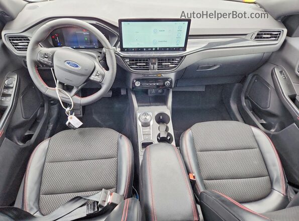 1FMCU0MZXSUA78853 2025 FORD ESCAPE White Widok deski rozdzielczej