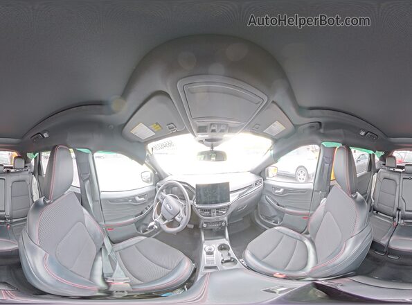1FMCU0MZXSUA78853 2025 FORD ESCAPE White Widok wnętrza 360 stopni