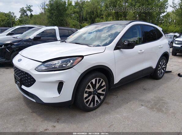 1FMCU9BZ0LUC08597 2020 FORD ESCAPE HYBRID SE SPO White Front left