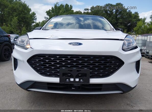 1FMCU9BZ0LUC08597 2020 FORD ESCAPE HYBRID SE SPO White Front view