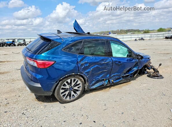 1FMCU9BZ2LUC49944 2020 FORD ESCAPE Blue Tył prawy