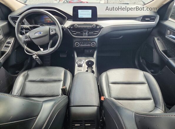 1FMCU9BZ4LUB62725 2020 FORD ESCAPE Gray Widok deski rozdzielczej