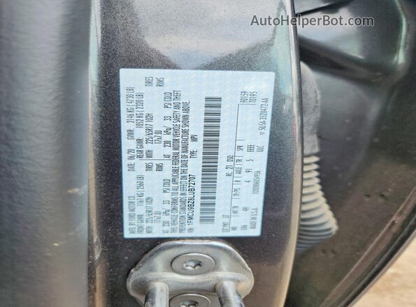 1FMCU9BZ8LUB72707 2020 FORD ESCAPE Gray Vista del compartimento del motor