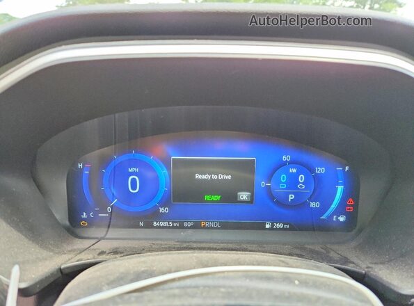 1FMCU9BZ8LUB72707 2020 FORD ESCAPE Gray Vista del cuadro de instrumentos