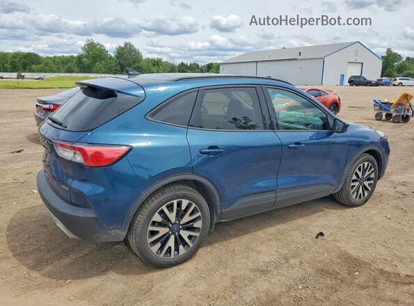 1FMCU9BZ9LUA49899 2020 FORD ESCAPE Blue უკანა მარჯვენა