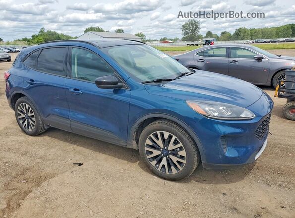 1FMCU9BZ9LUA49899 2020 FORD ESCAPE Blue წინა მარჯვენა