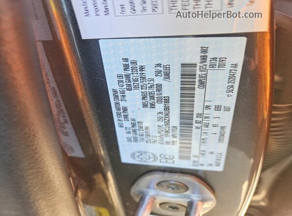 1FMCU9BZXNUB01883 2022 FORD ESCAPE Серый Вид наклейки с VIN-кодом