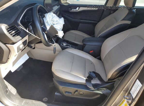 1FMCU9CZ2MUA51638 2021 FORD ESCAPE Gray Սալոնի դիմացի տեսք