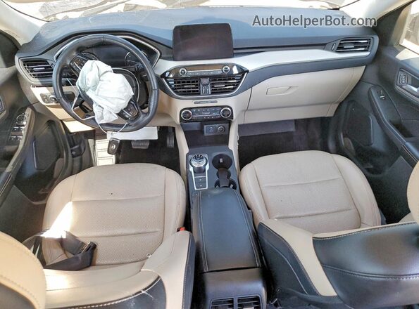 1FMCU9CZ2MUA51638 2021 FORD ESCAPE Gray Առջևի վահանակի տեսք