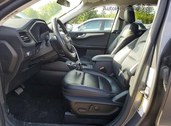 1FMCU9CZ8MUA04856 2021 FORD ESCAPE Gray წინა სალონის ხედი