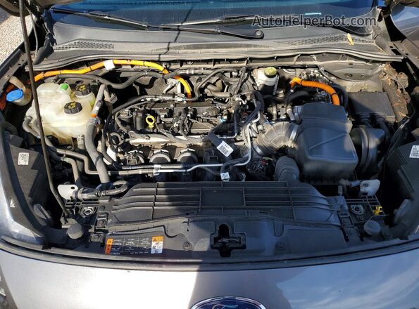1FMCU9CZ8MUA04856 2021 FORD ESCAPE Gray ძრავის განყოფილების ხედი