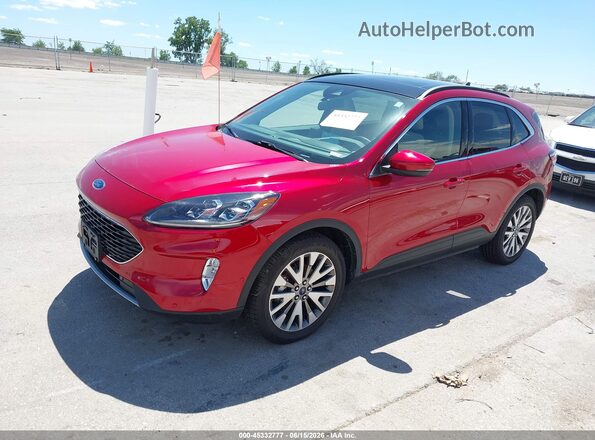 1FMCU9DZ1LUC52475 2020 FORD ESCAPE Red Vista tres cuartos delantera izquierda