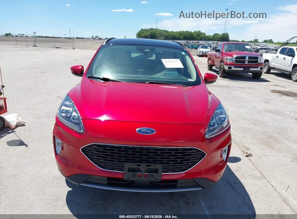 1FMCU9DZ1LUC52475 2020 FORD ESCAPE Red Vista interior trasera