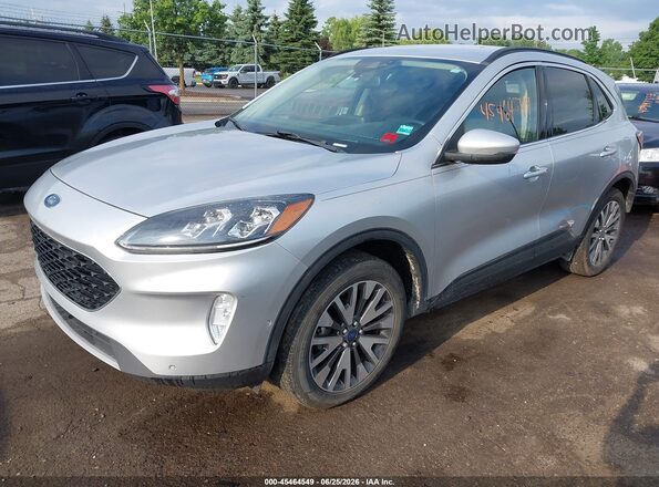 1FMCU9DZ3LUB01069 2020 FORD ESCAPE Silver Передня ліва чверть
