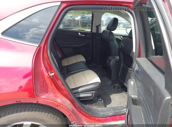 1FMCU9DZ3MUB19167 2021 FORD ESCAPE Red Vista de la etiqueta del VIN