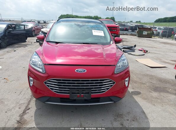 1FMCU9DZ3MUB19167 2021 FORD ESCAPE Red Vista interior trasera
