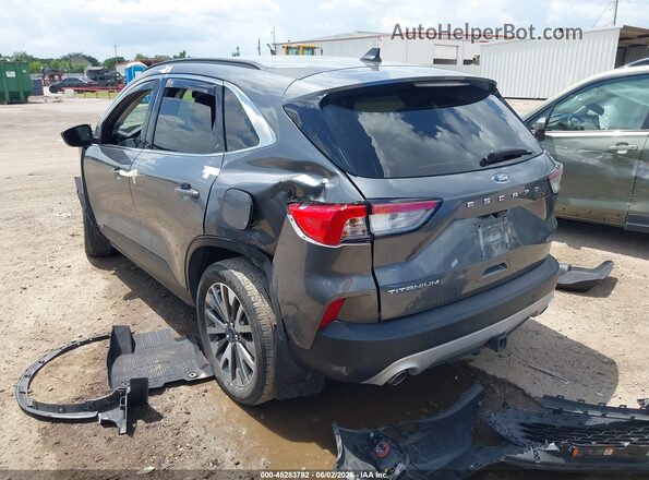 1FMCU9DZ8NUB26133 2022 FORD ESCAPE Серый Задняя левая четверть