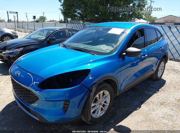 1FMCU9F62LUC48440 2020 FORD ESCAPE Blue Передня ліва чверть