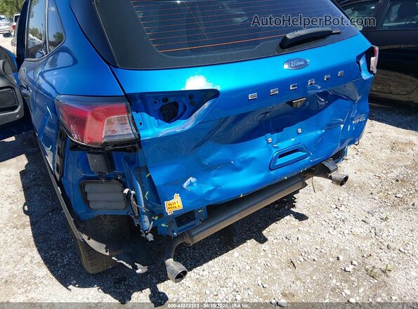 1FMCU9F62LUC48440 2020 FORD ESCAPE Blue Вид спереду