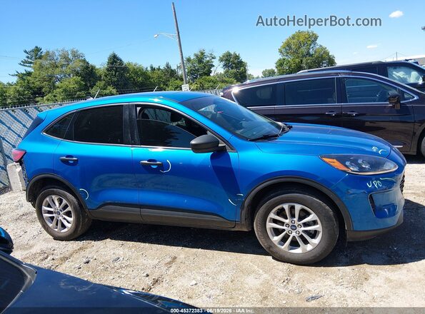 1FMCU9F62LUC48440 2020 FORD ESCAPE Blue Вид задньої частини салону