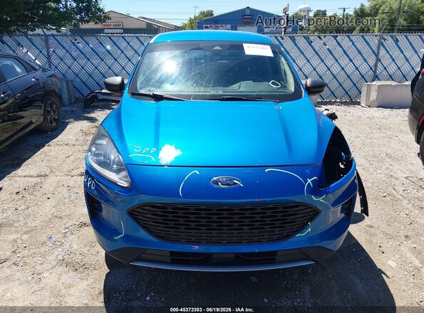1FMCU9F62LUC48440 2020 FORD ESCAPE Blue Вид щитка приладів