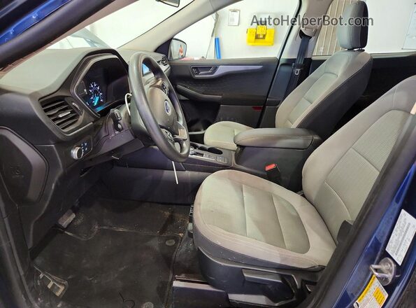 1FMCU9F69LUB63336 2020 FORD ESCAPE Blue Widok wnętrza z przodu