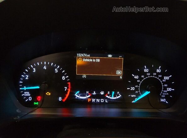 1FMCU9F69LUB63336 2020 FORD ESCAPE Blue Widok zestawu wskaźników