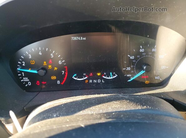 1FMCU9G60LUC26175 2020 FORD ESCAPE Teal Widok zestawu wskaźników