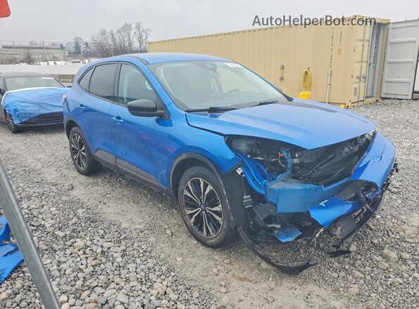 1FMCU9G60MUA20355 2021 FORD ESCAPE Blue Передня права чверть