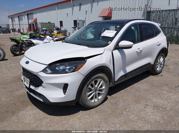 1FMCU9G61LUB05557 2020 FORD ESCAPE White Առջևի ձախ երեք քառորդ տեսարան