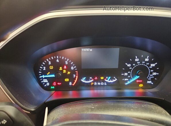 1FMCU9G61LUC26587 2020 FORD ESCAPE Синий Вид щитка приборов