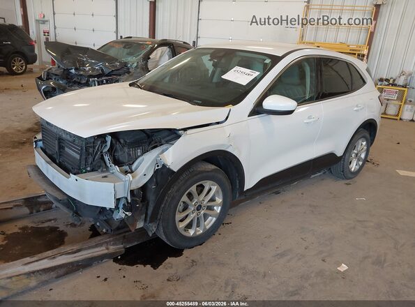 1FMCU9G62LUB30113 2020 FORD ESCAPE White Vista tres cuartos delantera izquierda