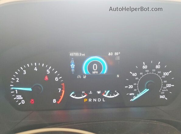 1FMCU9G62NUB14402 2022 FORD ESCAPE Серый Вид щитка приборов