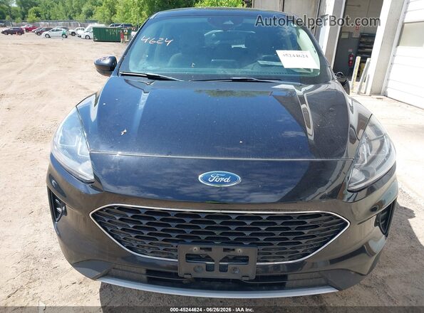 1FMCU9G63LUB25549 2020 FORD ESCAPE Black Widok zestawu wskaźników