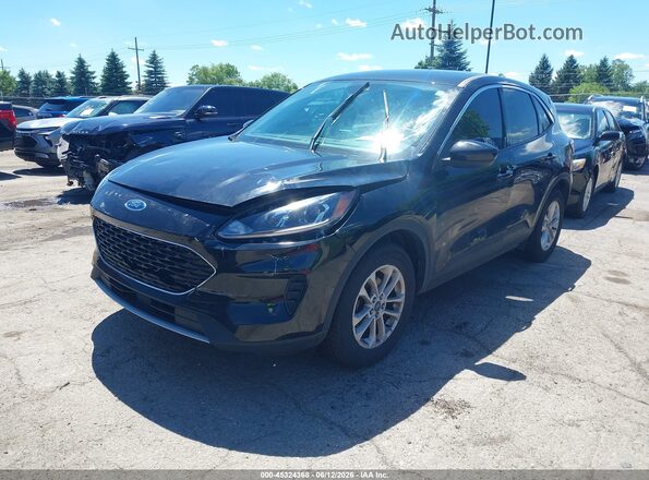 1FMCU9G63LUC13422 2020 FORD ESCAPE Black Առջևի ձախ երեք քառորդ տեսարան